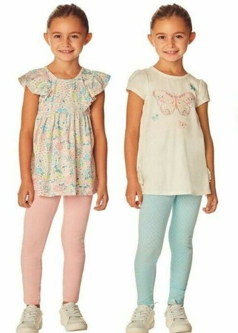 Headquarters Girls 4 Piece Set, PINK BUTTERFLY, 2T